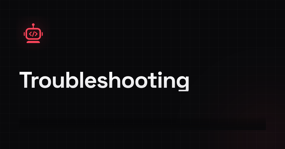 Troubleshooting - Embedr Docs - Embedr