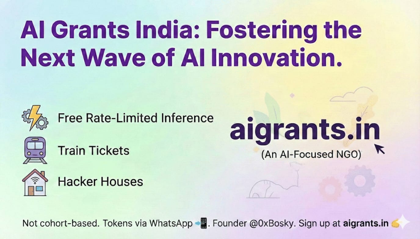 AI Grants India logo